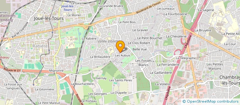 localisation de l'entreprise O.C.IMMO  CHAMBRAY-LES-TOURS