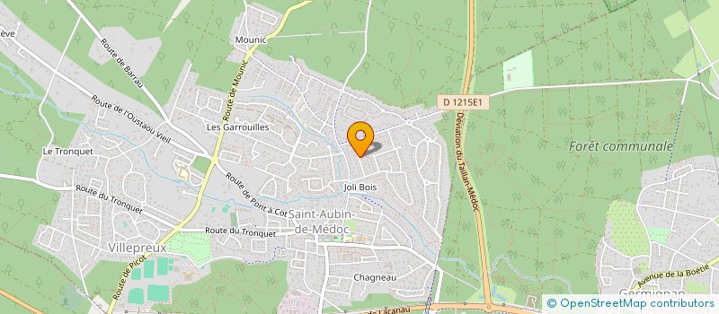 localisation de l'entreprise O&C INVEST  SAINT-AUBIN-DE-MEDOC