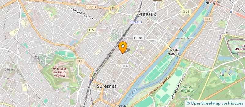 localisation de l'entreprise O.C.M. à SURESNES