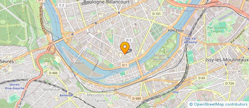 localisation de l'entreprise O.C.M. à BOULOGNE-BILLANCOURT
