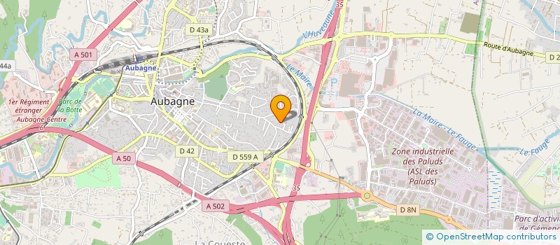 localisation de l'entreprise O.C N'DRIVE  AUBAGNE