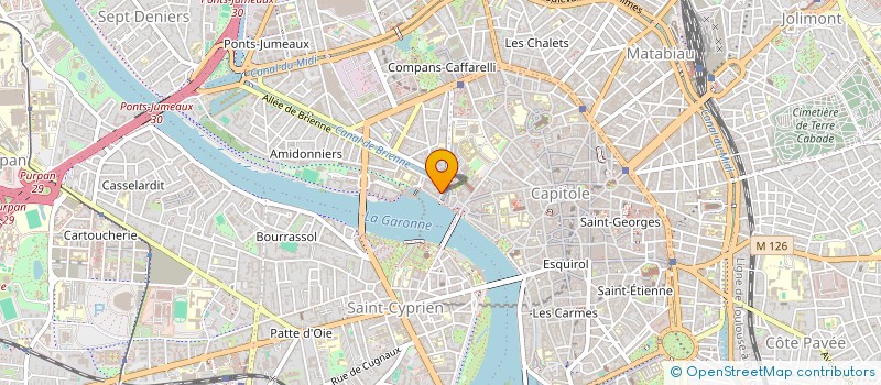 localisation de l'entreprise O.C.N.I (OBJET CULTUREL NON IDENTIFIE)  TOULOUSE