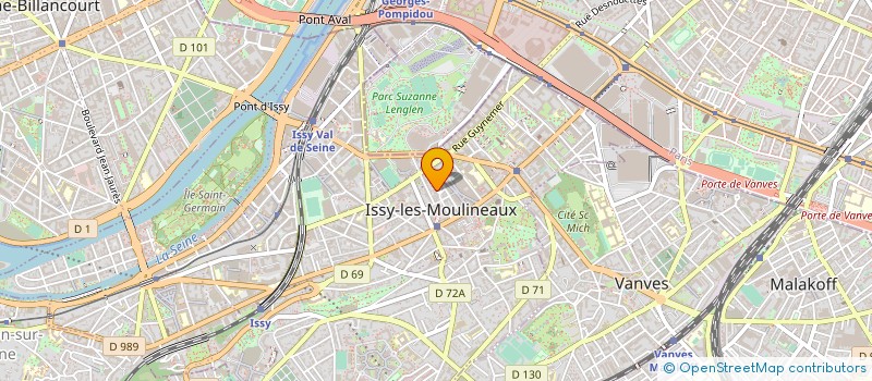 localisation de l'entreprise O.C ORGANISATIONS à ISSY-LES-MOULINEAUX