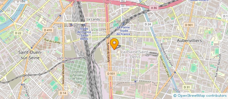 localisation de l'entreprise O C P V à SAINT-DENIS