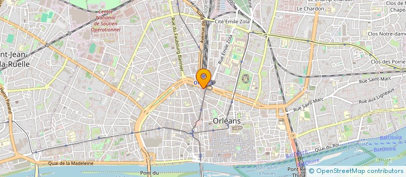localisation de l'entreprise O.C. PARTENAIRES à ORLEANS