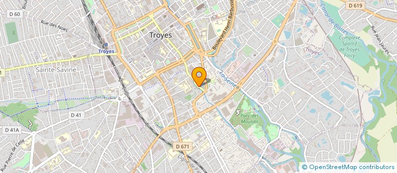localisation de l'entreprise O C S SERVICES à TROYES
