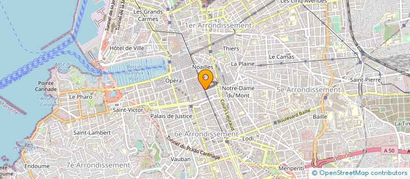 localisation de l'entreprise O.C.T.O.B.R.E à MARSEILLE