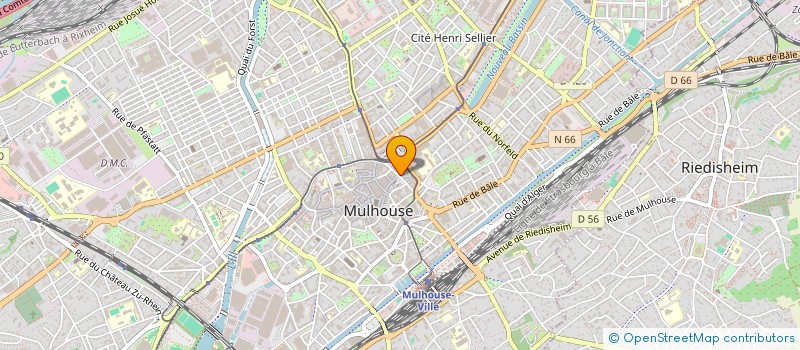 localisation de l'entreprise O.C.V  MULHOUSE