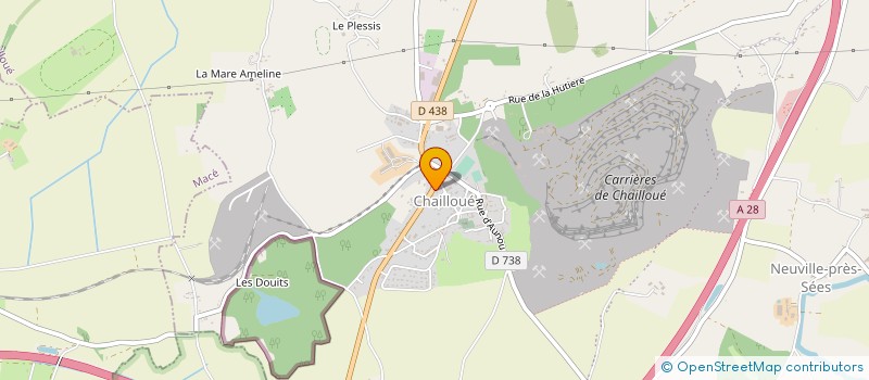 localisation de l'entreprise O CAILLOUTIN à CHAILLOUE