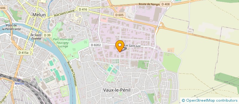 localisation de l'entreprise O'CALME  VAUX-LE-PENIL