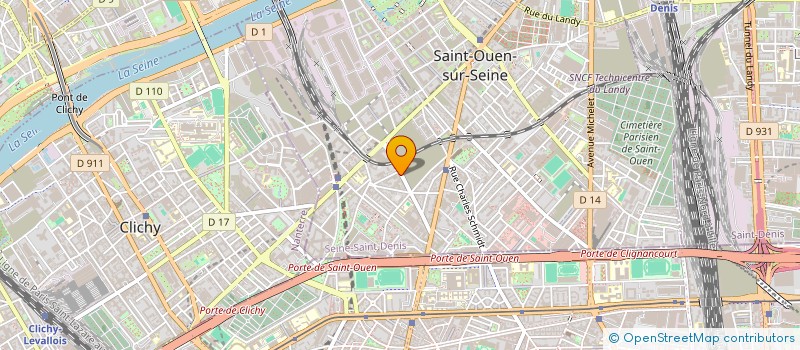 localisation de l'entreprise O CALMME à SAINT-OUEN-SUR-SEINE