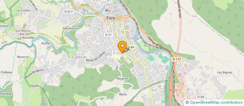 localisation de l'entreprise O CALOU PILE à FOIX