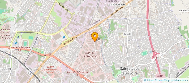 localisation de l'entreprise O'CAMELIA à NANTES