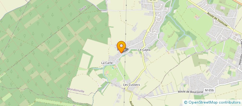 localisation de l'entreprise O CAMION DES SAVEURS  MONDONVILLE