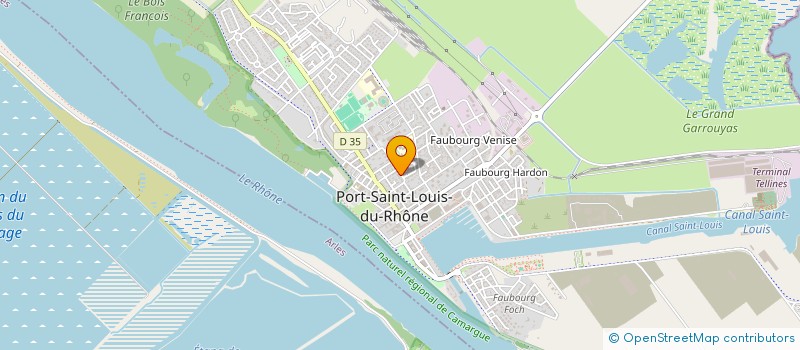 localisation de l'entreprise O CAMION ROUGE à PORT-SAINT-LOUIS-DU-RHONE