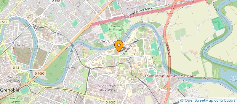 localisation de l'entreprise O CAMPUS  SAINT-MARTIN-D'HERES