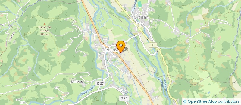 localisation de l'entreprise O CANTINHO DA SAUDADE  TREBONS