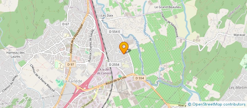 localisation de l'entreprise O CARRE à LA FARLEDE