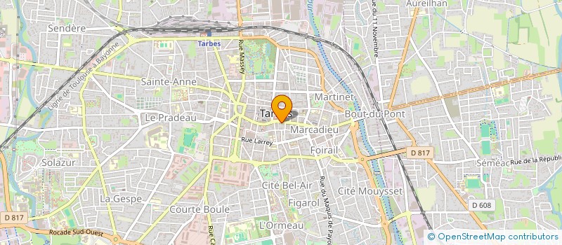 localisation de l'entreprise O CARRE S à TARBES