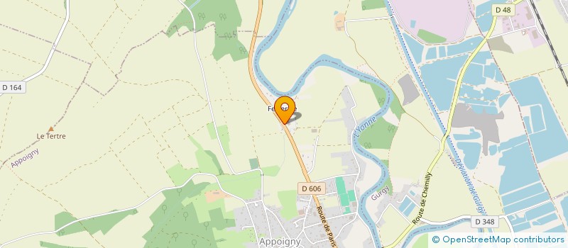localisation de l'entreprise O'CARRELAGE à APPOIGNY