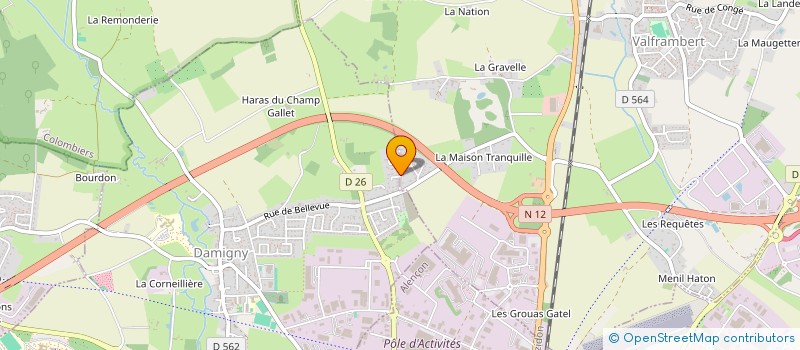 localisation de l'entreprise O CEDRE à VALFRAMBERT