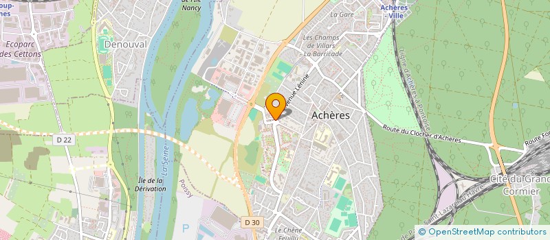 localisation de l'entreprise O'CERCLE  ACHERES