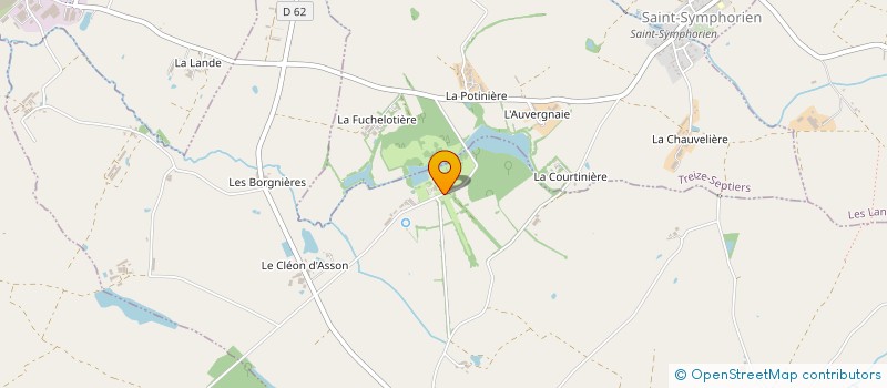 localisation de l'entreprise O'CEZAM  LA BOISSIERE-DE-MONTAIGU