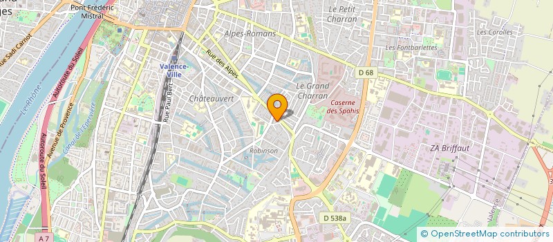 localisation de l'entreprise O CHALET DES VIANDES à VALENCE