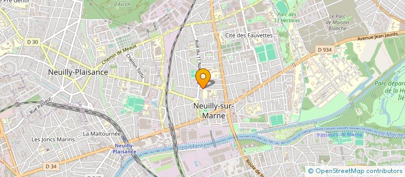 localisation de l'entreprise O'CHALET GOURMAND à NEUILLY-SUR-MARNE