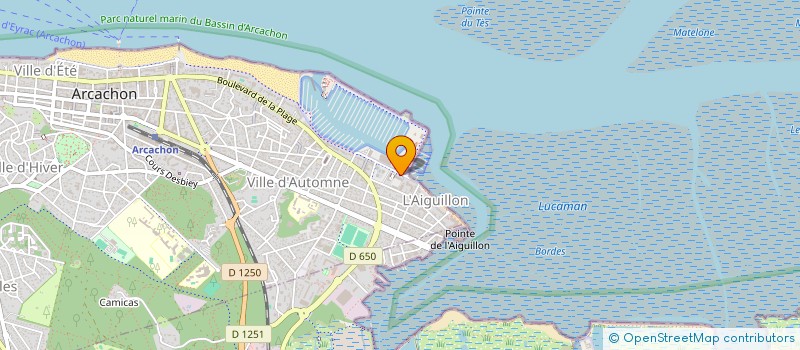 localisation de l'entreprise O - CHALLENGE  ARCACHON