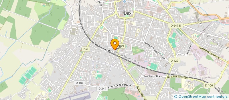 localisation de l'entreprise O'CHARMILLES à DAX