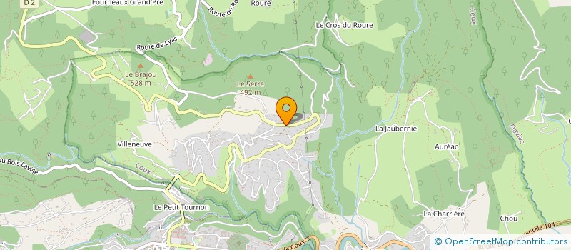 localisation de l'entreprise O' CHASSAGNE  COUX