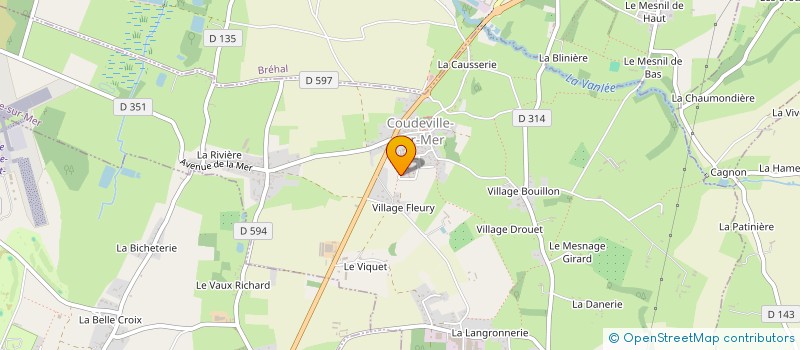 localisation de l'entreprise O CHATO  BREVILLE-SUR-MER