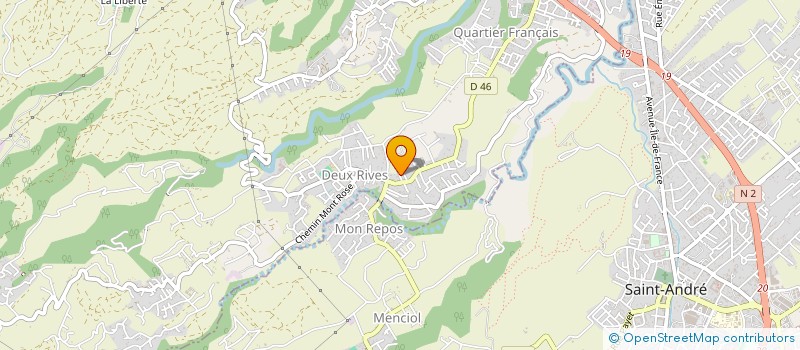 localisation de l'entreprise O'CHAUDE  SAINTE-SUZANNE