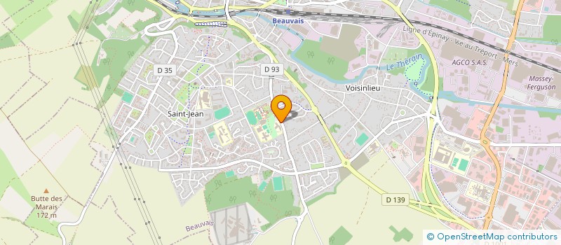 localisation de l'entreprise O CHEF  BEAUVAIS