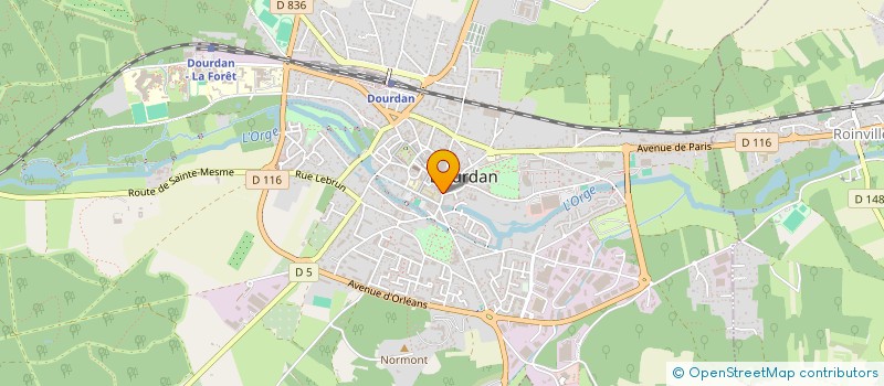 localisation de l'entreprise O'CHICKEN TACOS & BURGERS à DOURDAN