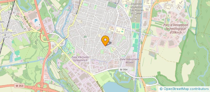 localisation de l'entreprise O'CHIDO  ILLKIRCH-GRAFFENSTADEN