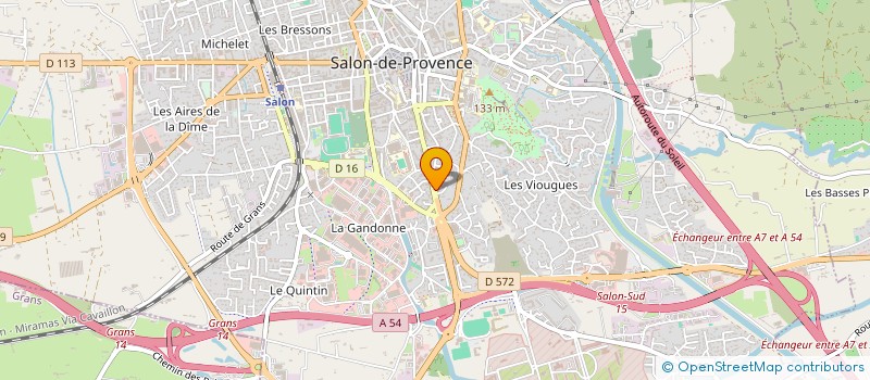 localisation de l'entreprise O'CIGALON BILLARD CLUB  SALON-DE-PROVENCE