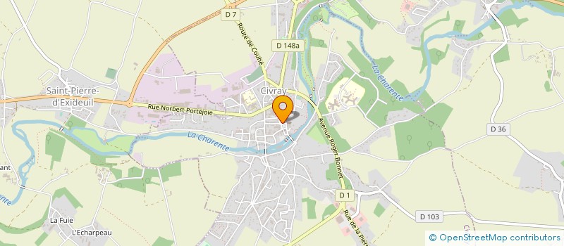 localisation de l'entreprise O CITY'VEN à CIVRAY