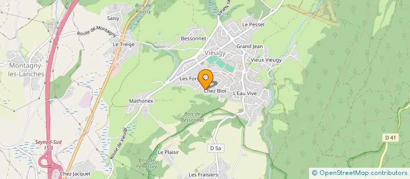 localisation de l'entreprise O'CLAIR à ANNECY
