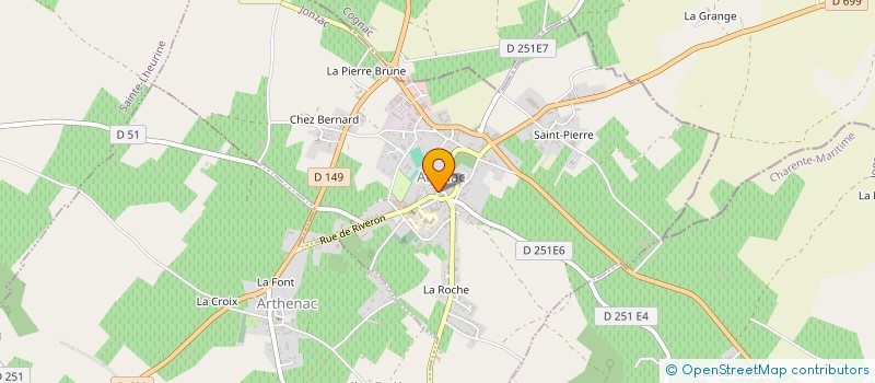 localisation de l'entreprise O CLAIR DE LUNE à JARNAC-CHAMPAGNE