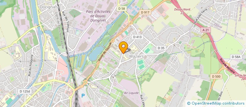 localisation de l'entreprise O-CLEAN 59  WAZIERS