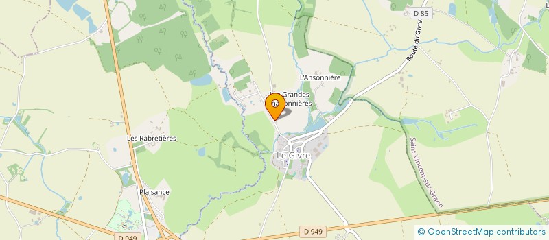 localisation de l'entreprise O'CLEAN PISCINE  LE GIVRE