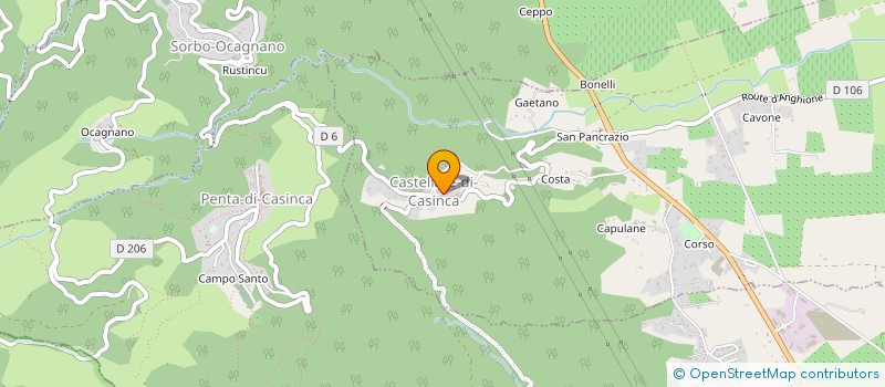 localisation de l'entreprise O CLOWN à CASTELLARE-DI-CASINCA