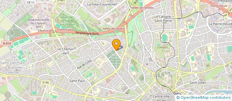 localisation de l'entreprise O CO'PAINS D'ABORD FOOD TRUCK à CAEN