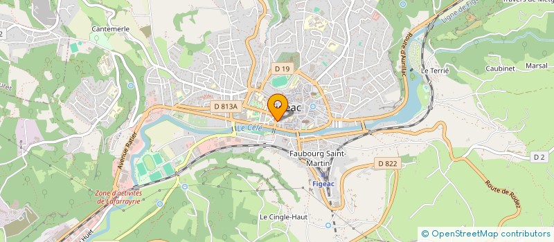 localisation de l'entreprise O COCON  FIGEAC