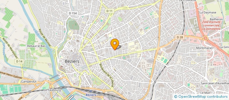 localisation de l'entreprise O COCON DU BONHEUR à BEZIERS
