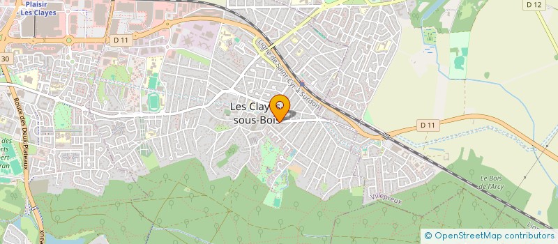 localisation de l'entreprise O COEUR DE L'AME à LES CLAYES-SOUS-BOIS