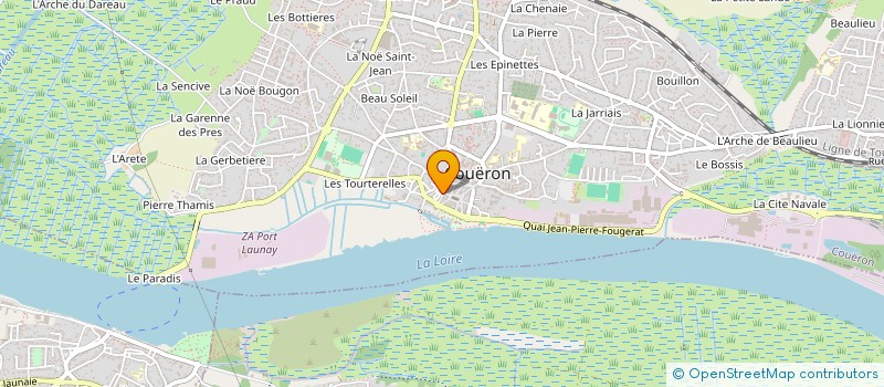 localisation de l'entreprise O COEUR DE L'ART à COUERON