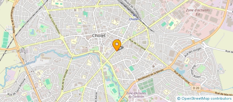 localisation de l'entreprise O COEUR DE L'IMMO à CHOLET